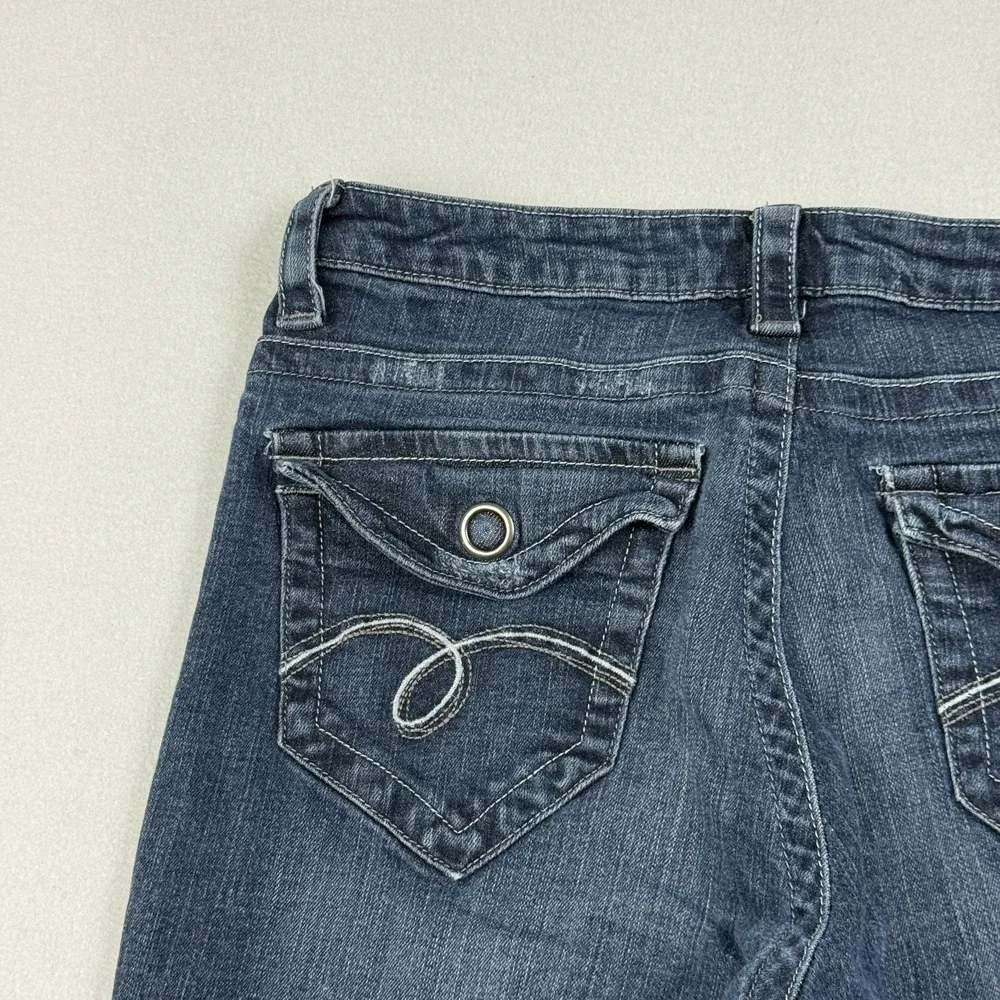 Lee Riders Silver‎ Edition Womens Bermuda Shorts Size 14M (31x10 fit) Distressed